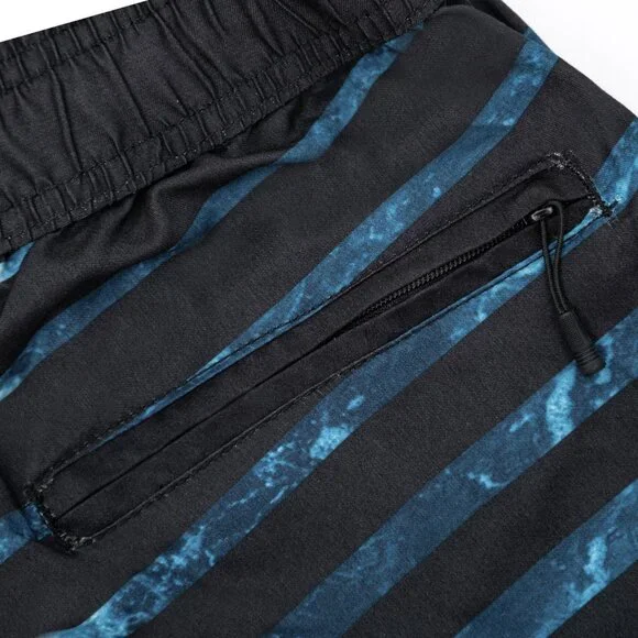 Men's Swim Trunks Mesh Liner Beachwear with Pocket 10" Inseam Size S - Picture 3 of 7